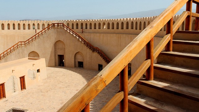 The fort is a powerful reminder of the town's significance through turbulent periods in Oman's long history. It was a formidable stronghold against raiding forces that desired Nizwa's abundant natural wealth and its strategic location at the crossroads of vital routes.